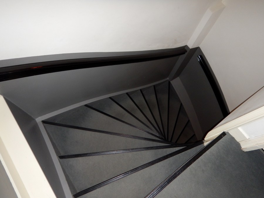 A look down the staircase (3 floors up)