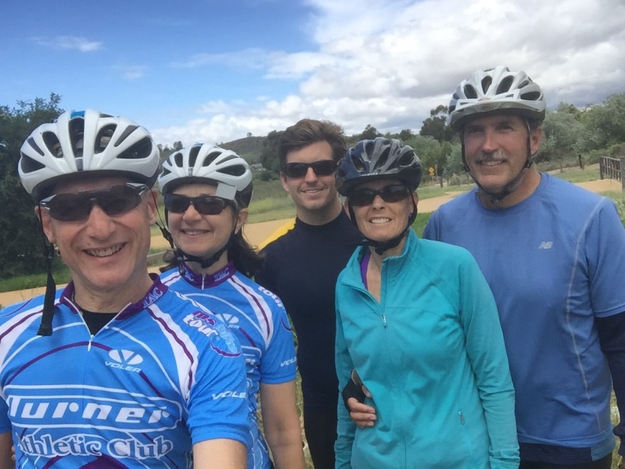 with Brit, Kevin and their son Evan