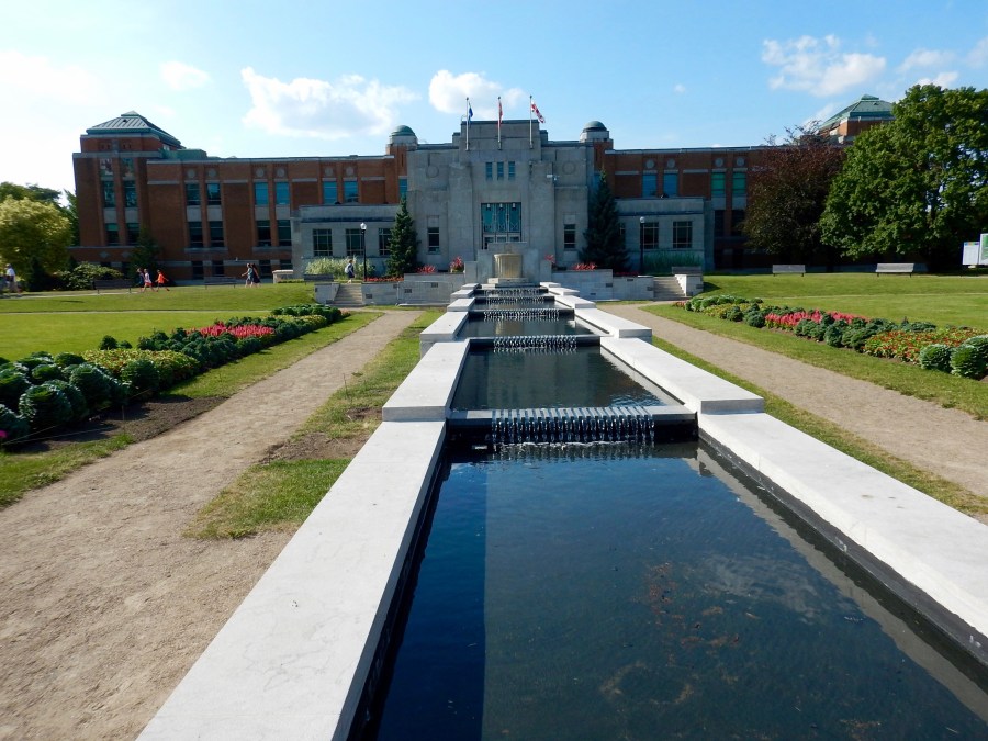 main view of the gardens