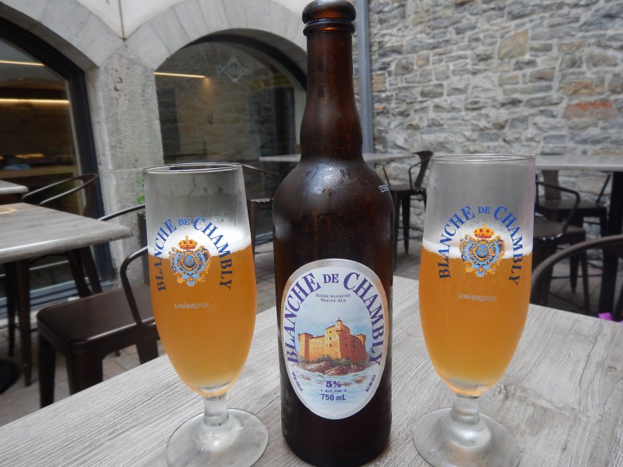 cooling off with the local brew!