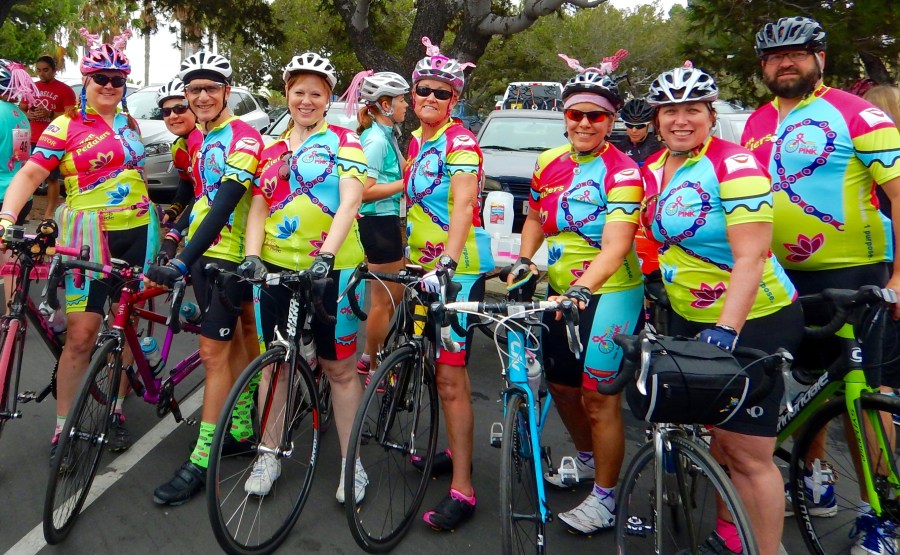 Our small, but enthusiastic team, Zen Pedalers