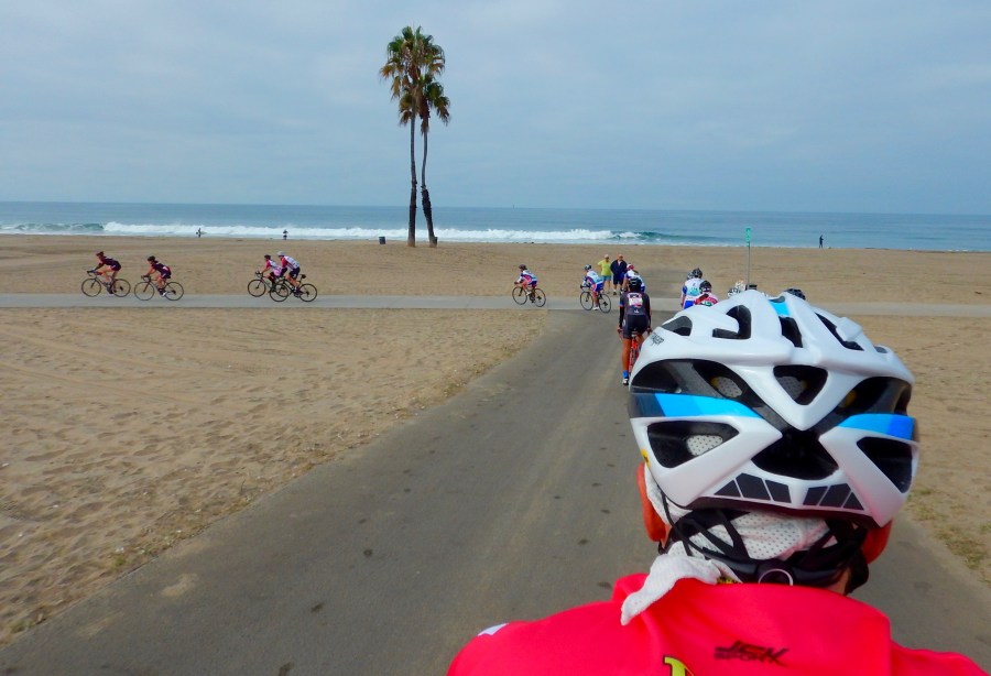 It's lovely to ride along the coast