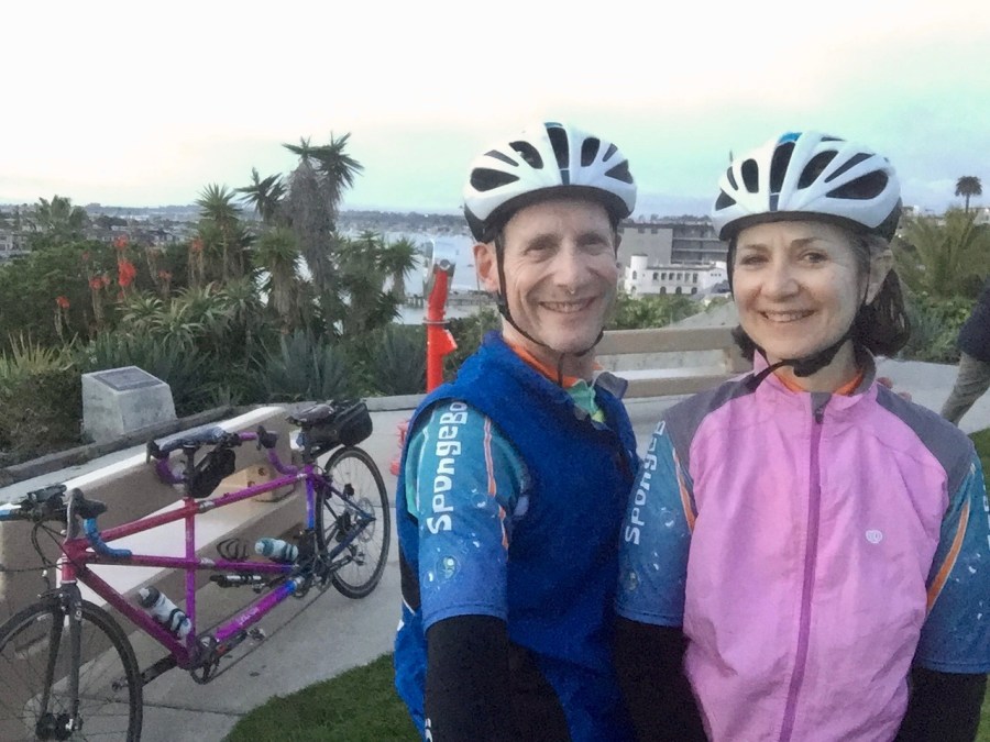 Cloudy and cool sunset